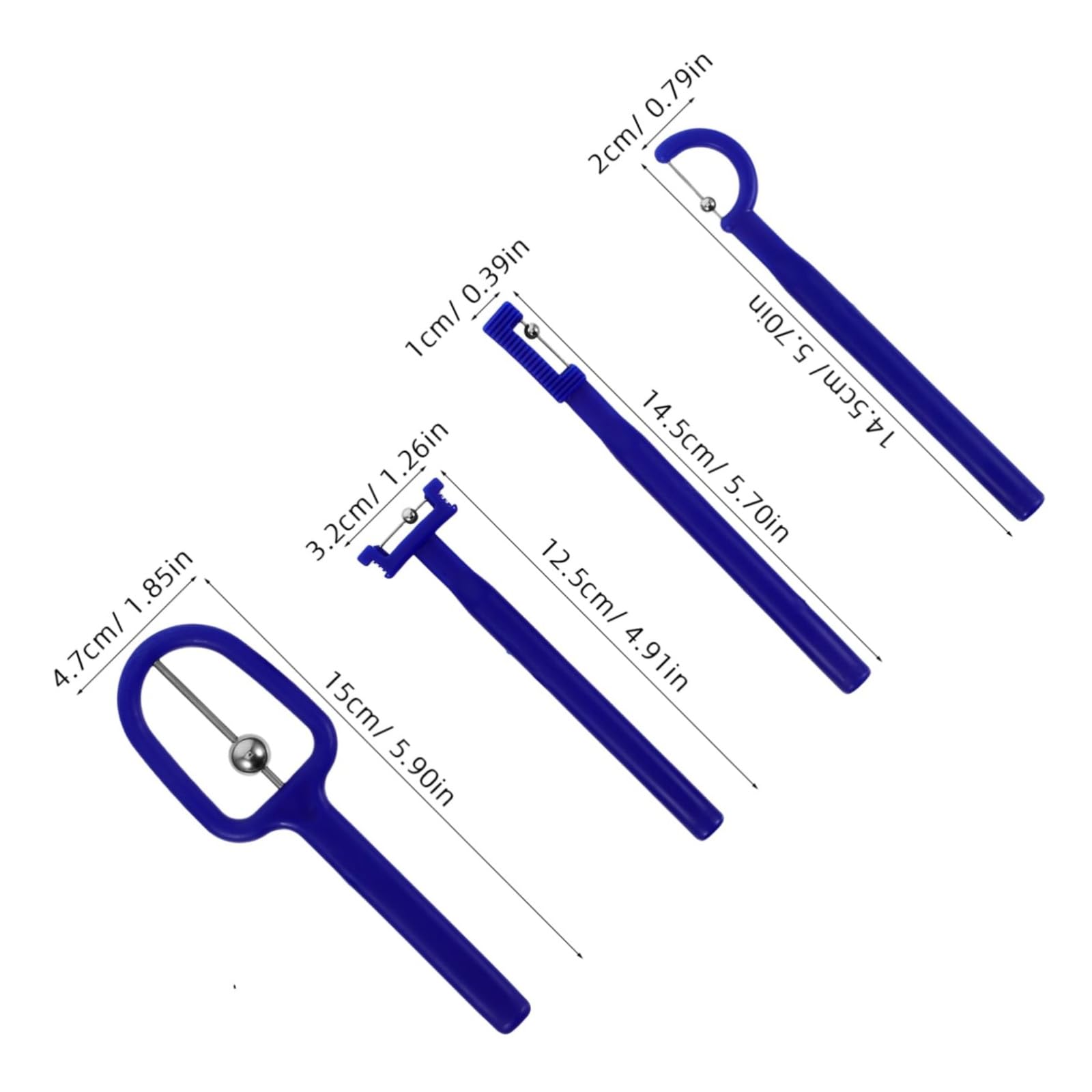 4pcs Blue Speech Therapy Tools and Speech Oral Kit for Home Use – Tongue Exercise Tool & Tongue Stabilizing Device for Kids and Adults
