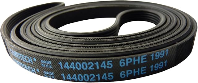 Place4parts Compatible Tumble Dryer Drive Belt for Hotpoint AQUARIUS, Indesit 144002145 6PHE 1991 144003205 C00300793