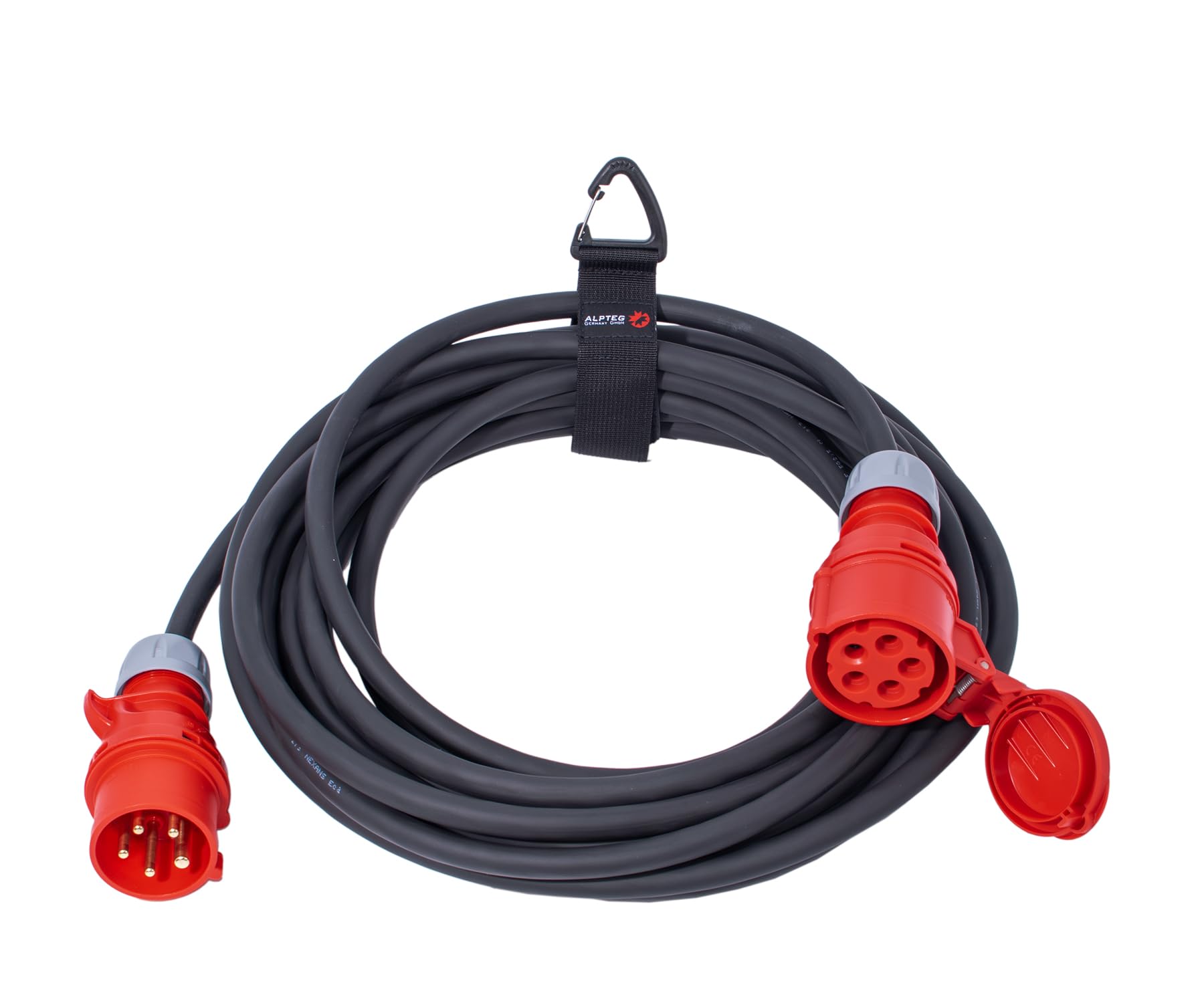 C041 CEE Verlängerungskabel 16 A 400 V H07RN-F 5G1,5 mm², PCE Shark, IP44, 50 m