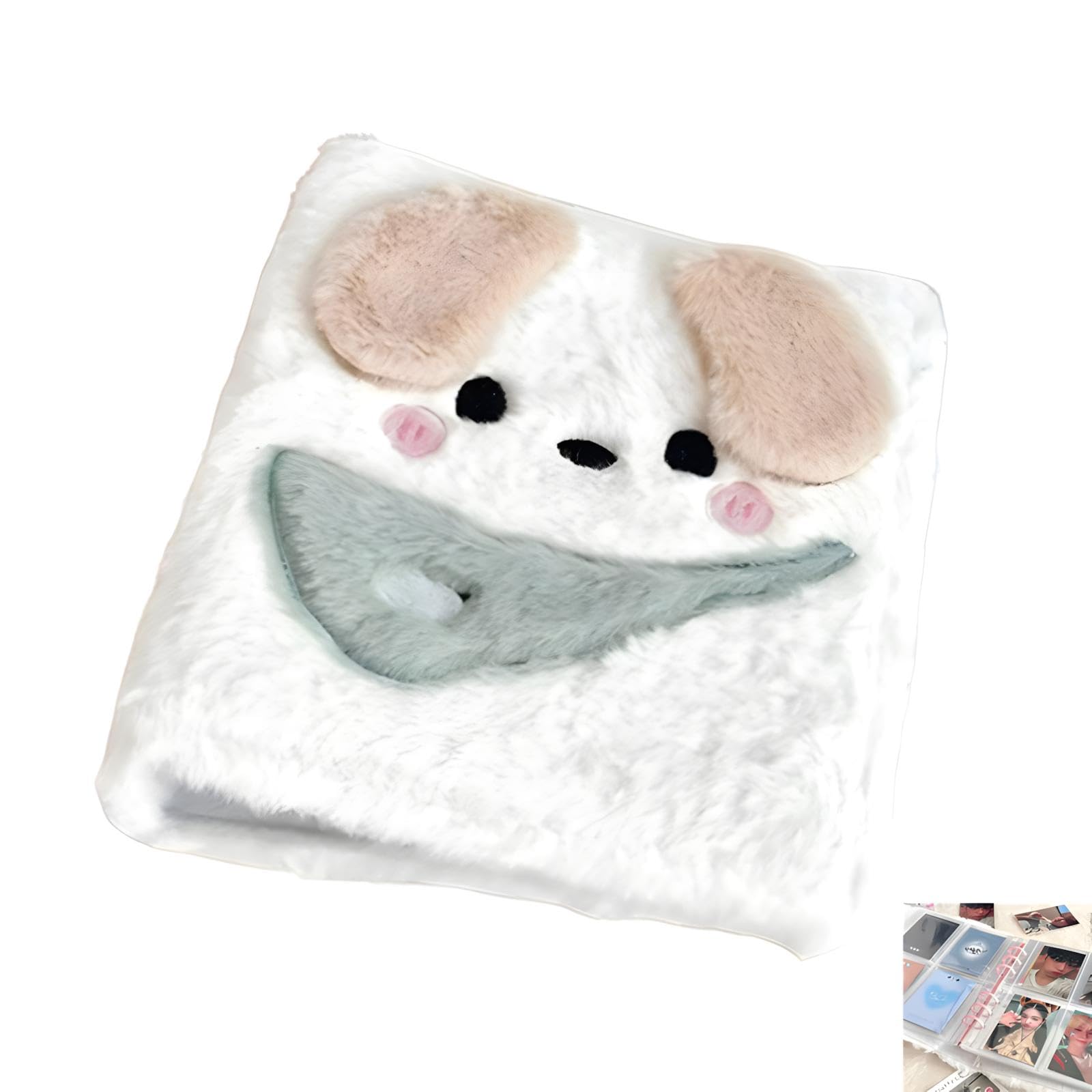 Amazon.co.jp: シール帳A6 バインダー ふわふわ可愛い動物デザイン
