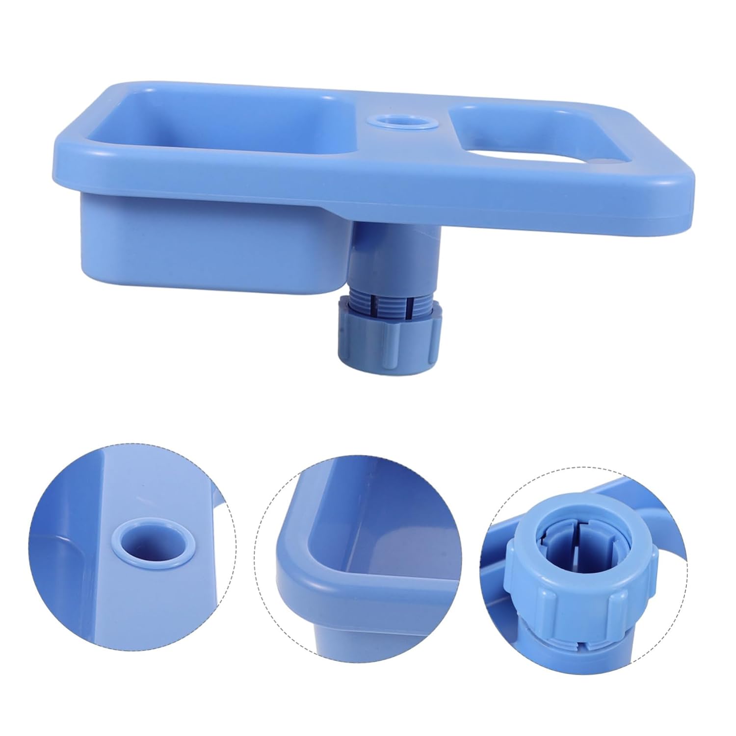 Luxshiny Infusion Stand Tray Detachable Drip Stand Plate Plastic Storage Holder for IV Accessories Organizing Tray
