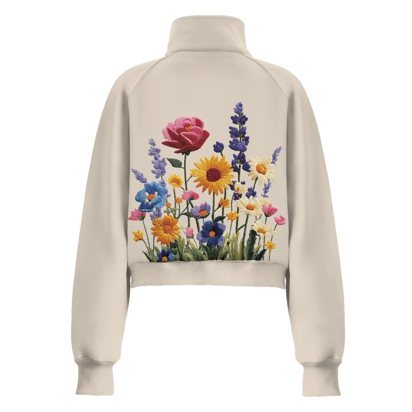 Poceacles Damska bluza z kapturem z zamkiem błyskawicznym 1/2 i otworem na kciuk, oversize, miękka bluza z kapturem, na co dzień, na zewnątrz