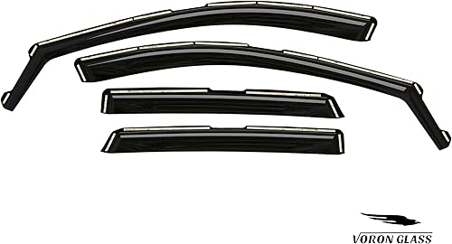 Miniatura 7 de Voron Glass Protectores de lluvia extra duraderos en canal para Ford Escape 2020-2025, deflectores de ventana, viseras de ventana de ventilación, 4