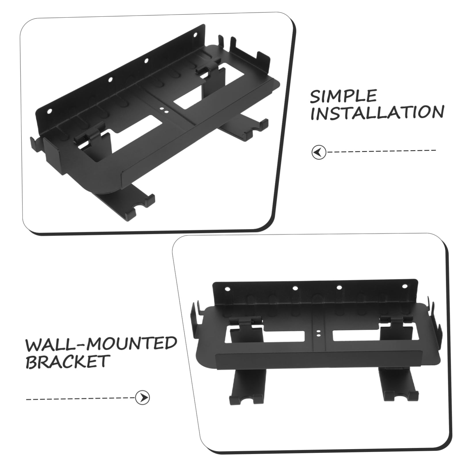 NUOBESTY Supporto Parete Per Console Gioco Supporto Per Controller Organizer Parete Per Occhiali e Cuffie Realizzato in Resistente Ferro e Abs