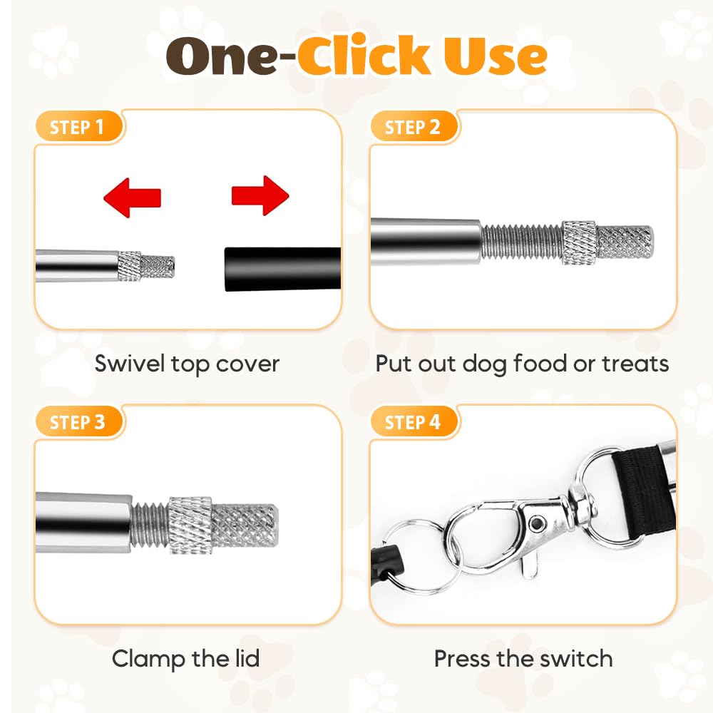Sifflet professionnel de dressage de chien pour appeler vos chiens, sifflets pour faire venir les chiens à vous, ultrasons réglables et silencieux que seuls les chiens peuvent entendre, sifflet de