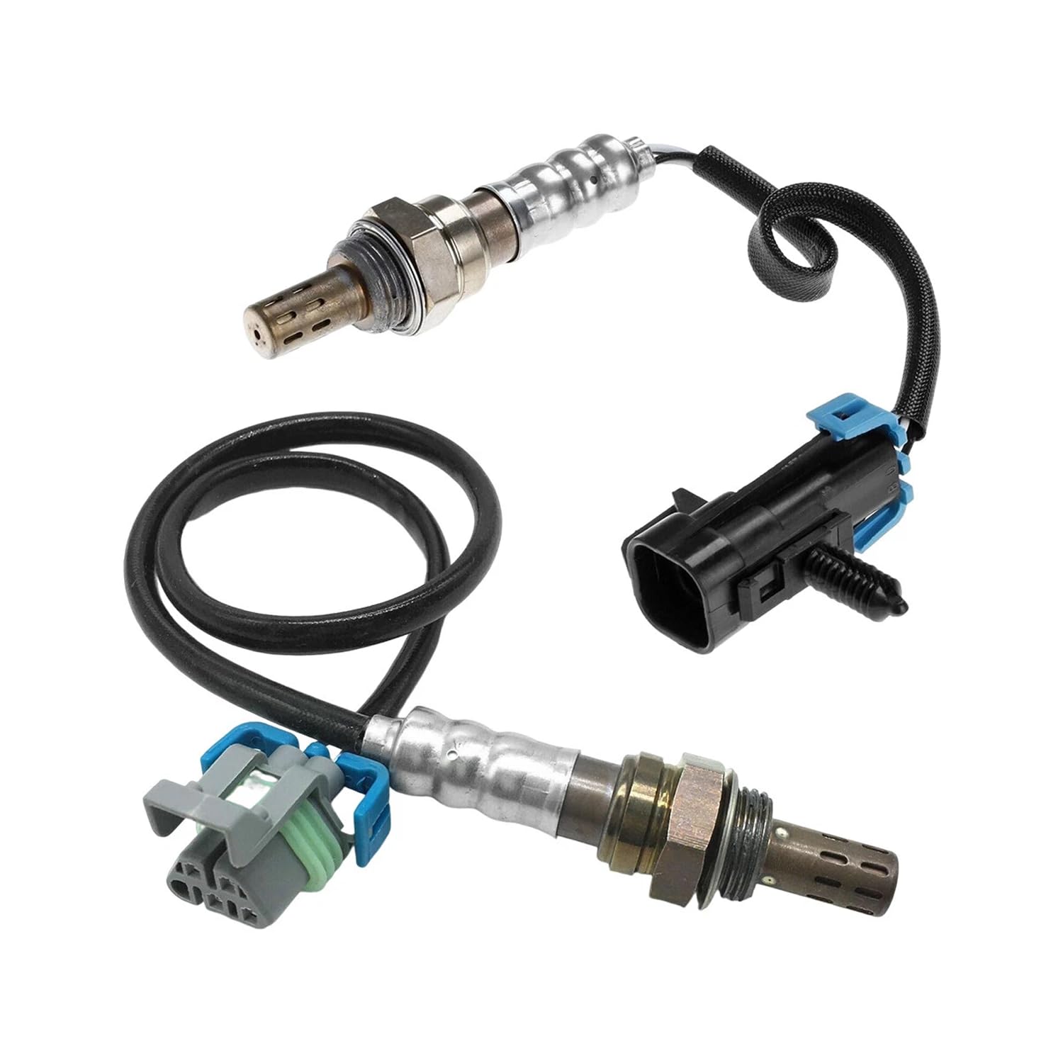 234-4242 234-4530 2Pcs O2 Oxygen Sensor Upstream Downstream Compatible with Chevy Malibu Equinox Captiva Sport,GMC Terrain,Pontiac G6,Saturn Vue Sky Aura L4 2.4L Oxygen Sensor Kit