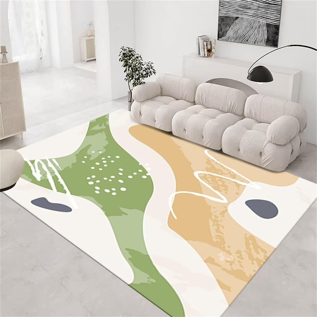 Tappeto Salotto Moderno Tappeto Sala Grande Tappeto Rettangolare Per Camera Da Letto Tappeto Per Corridoio Tappeto Stampato Antiscivolo Decorazioni Casa Salotto 100X200Cm 3Ft 3.4''X6Ft 6.7''