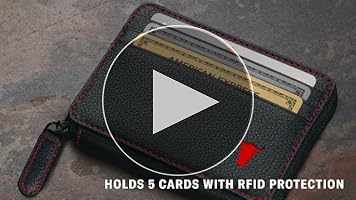Amazon.com: TORRO Leather Card Holder with Coin Case – RFID