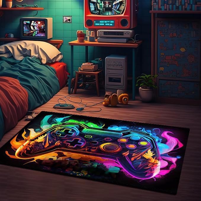 Tapete de videojuego para entusiastas 47 x 31 pulgadas miniatura 7