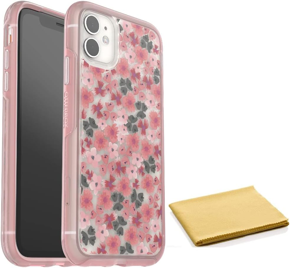 OtterBox Symmetry Series Case for iPhone 11 & iPhone XR (Only) - with Cleaning Cloth - Non-Retail Packaging - Teal Marble