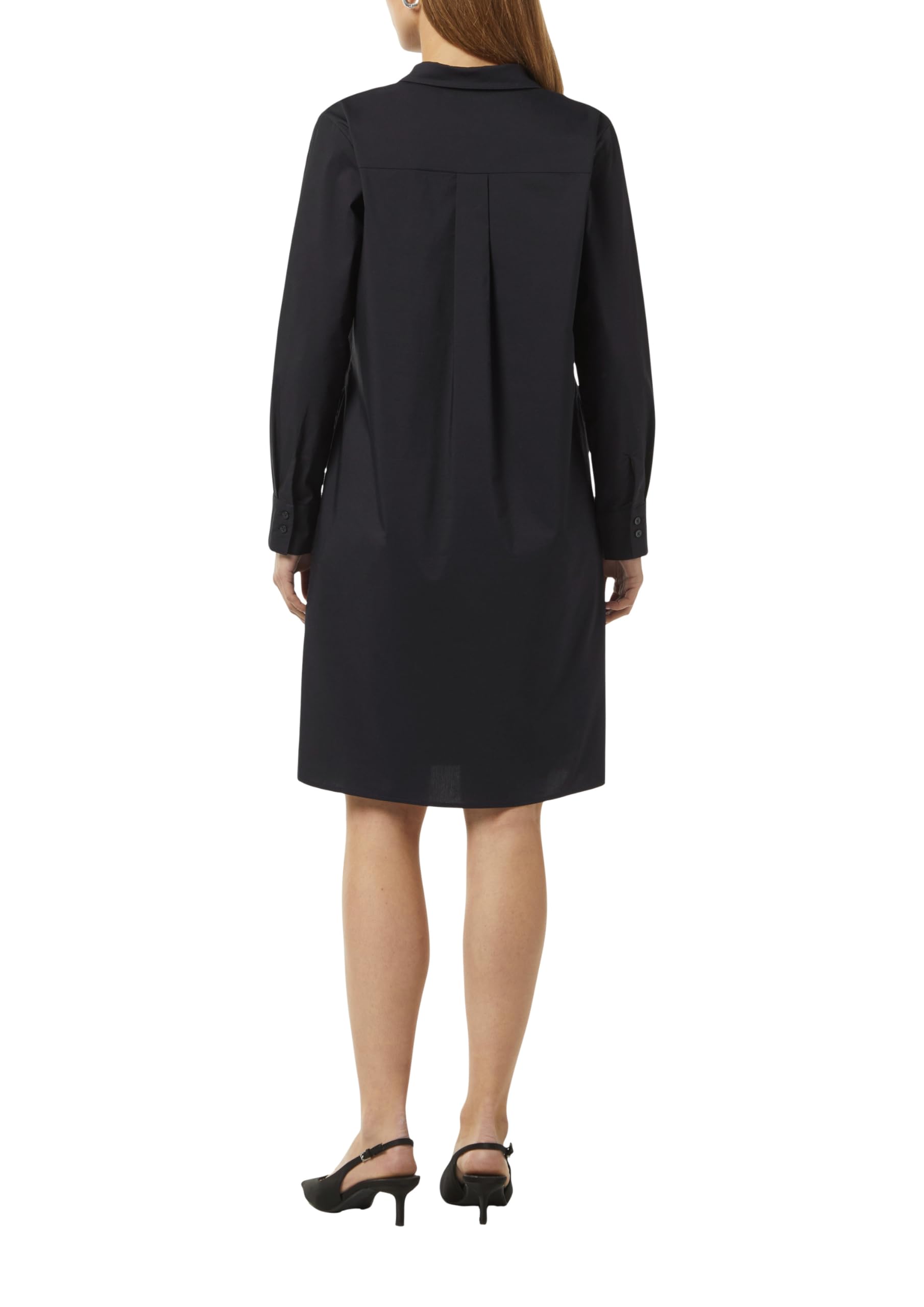 Comma Businesskleid mit umschlagbarem Ärmel