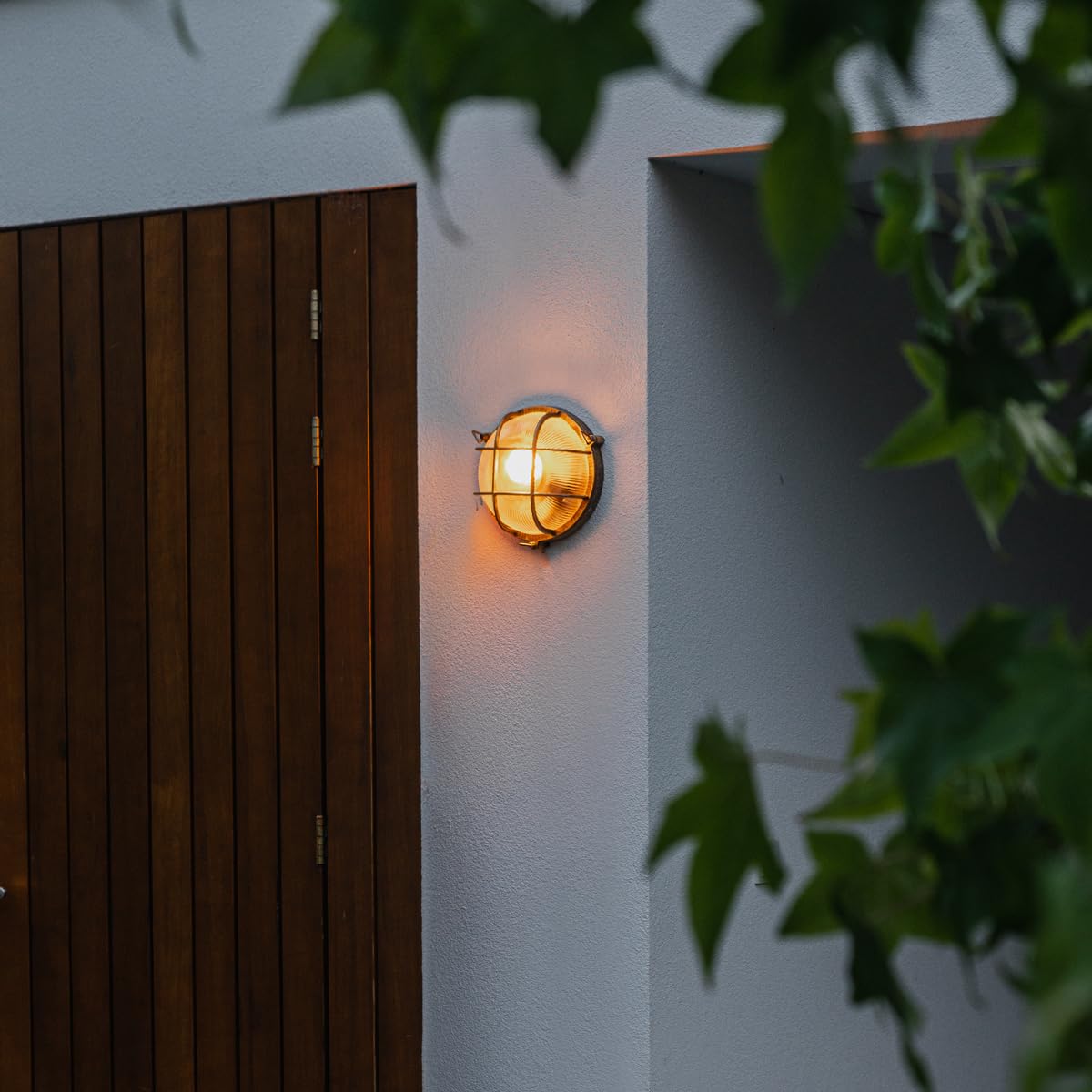 Qazqa nautica - Appliques Industriale - 1 luce - L 260 mm - Oro/Ottone - Industriale - Illuminazione esterna