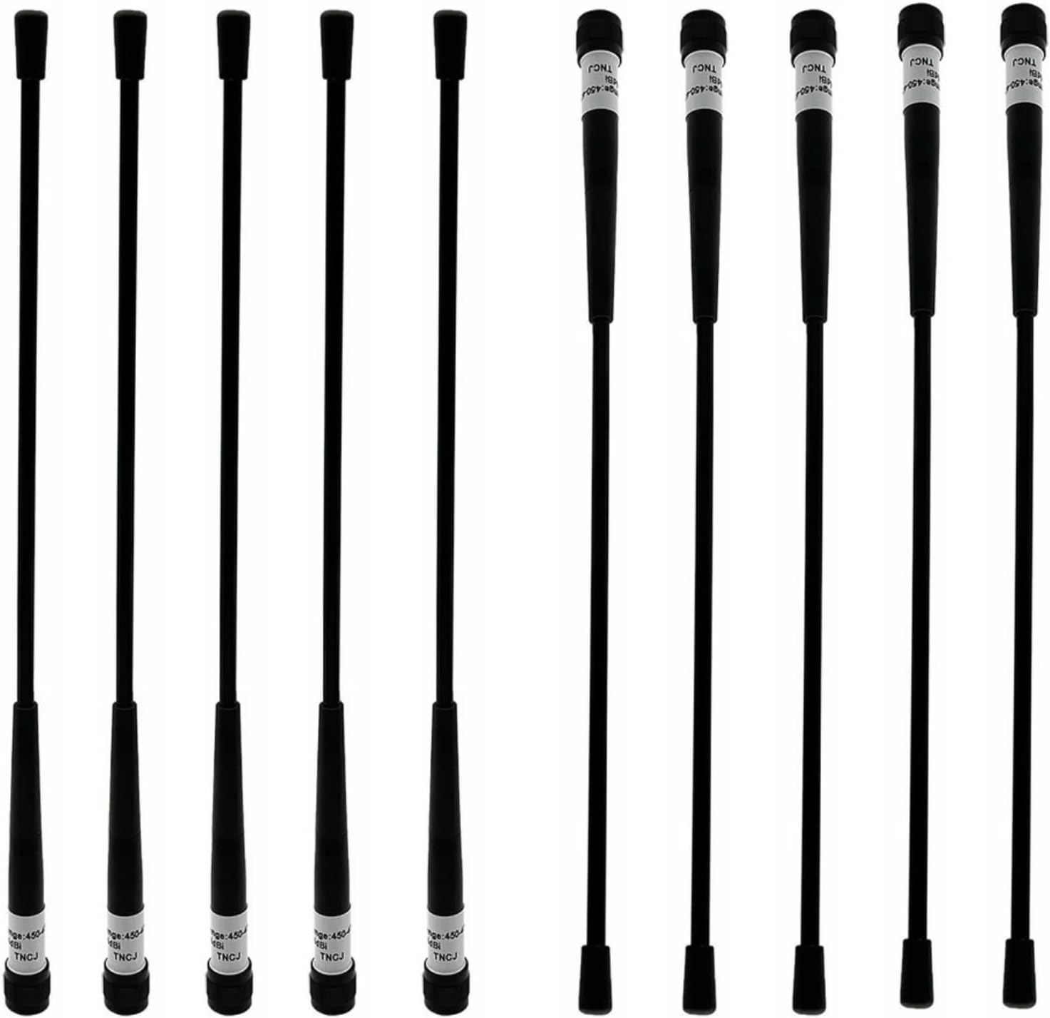 10 Pack 450MHz - 470MHz 4dBi TNC Port Whip Antenna Soft Rod Antenna for Topcon Leica South Sokkia Trimble R6 R8 GPS GNSS Surveying Instrument