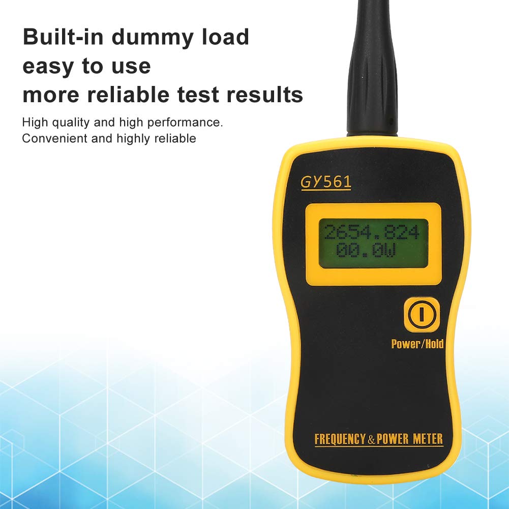 Frequenzimetro Portatile GY561 per Radio a 2 Vie con Cavo SMA‑F, Misuratore di Potenza Digitale RF e Frequenzimetro.