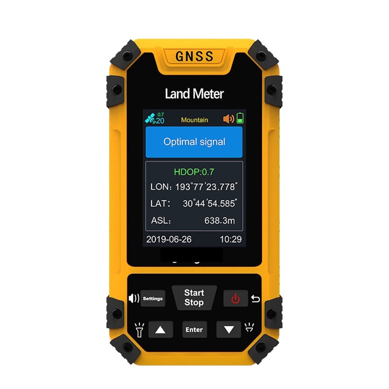 Ręczny miernik terenu GPS Land Meter S4 Kolorowy ekran GPS Land Meter Maszyna geodezyjna Profesjonalny odbiornik GNSS Pomiar powierzchni Miernik terenu Narzędzie pomiarowe do pomiarów zewnętrznych