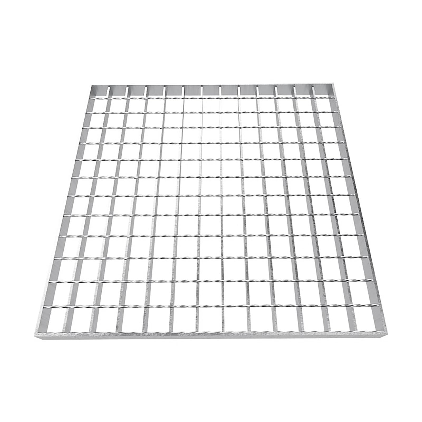 Griglia di scarico in acciaio zincato resistente, griglia per esterni, per giardino, garage, pozzo settico (100 x 35 cm)