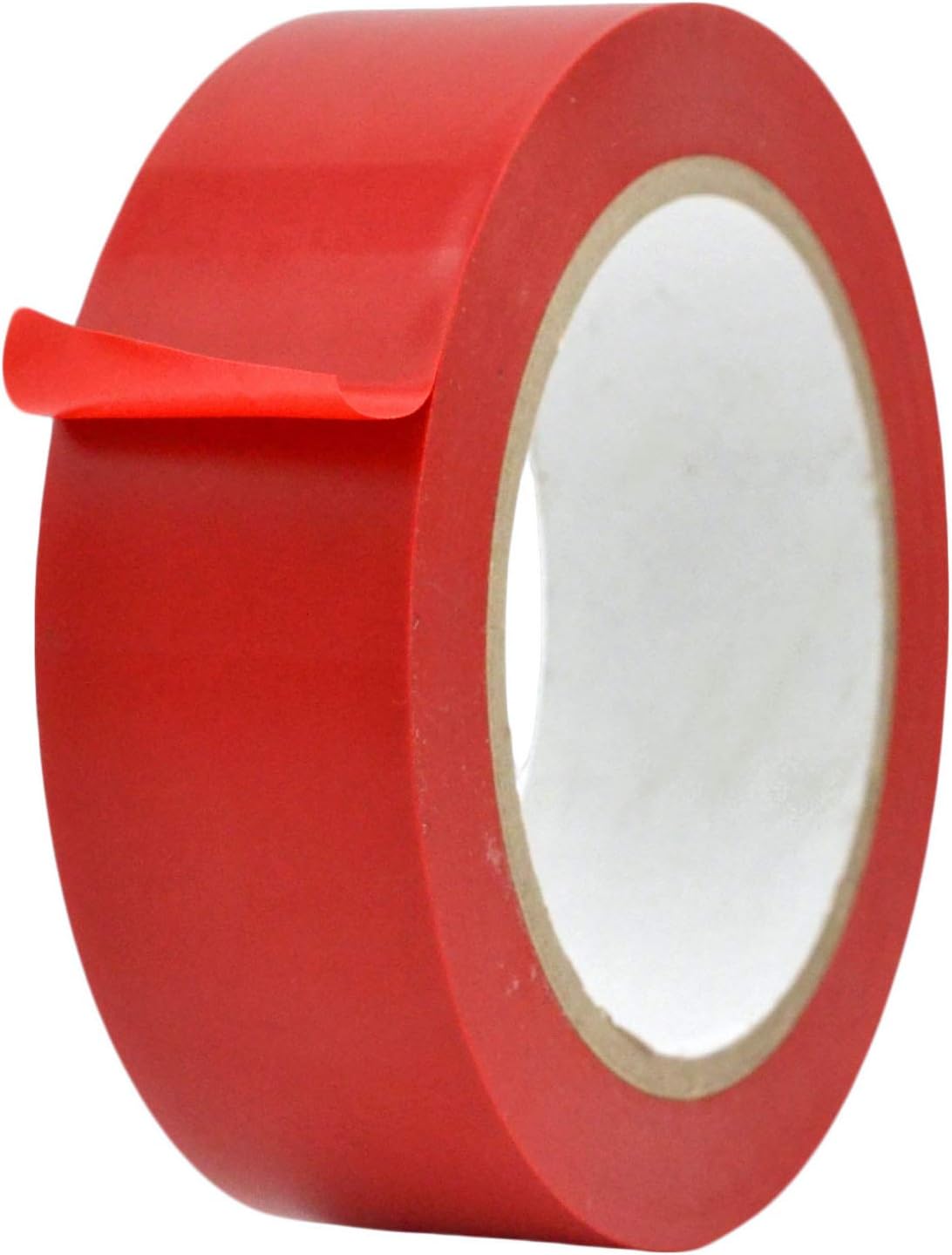 MAT Vinyl Marking Tape Red - 1.5 inch x 36 yds. for Safety Floor Marking (School Gym, Restaurants, Warehouse), Dance Floor Splicing, Pinstriping Cars & Boats