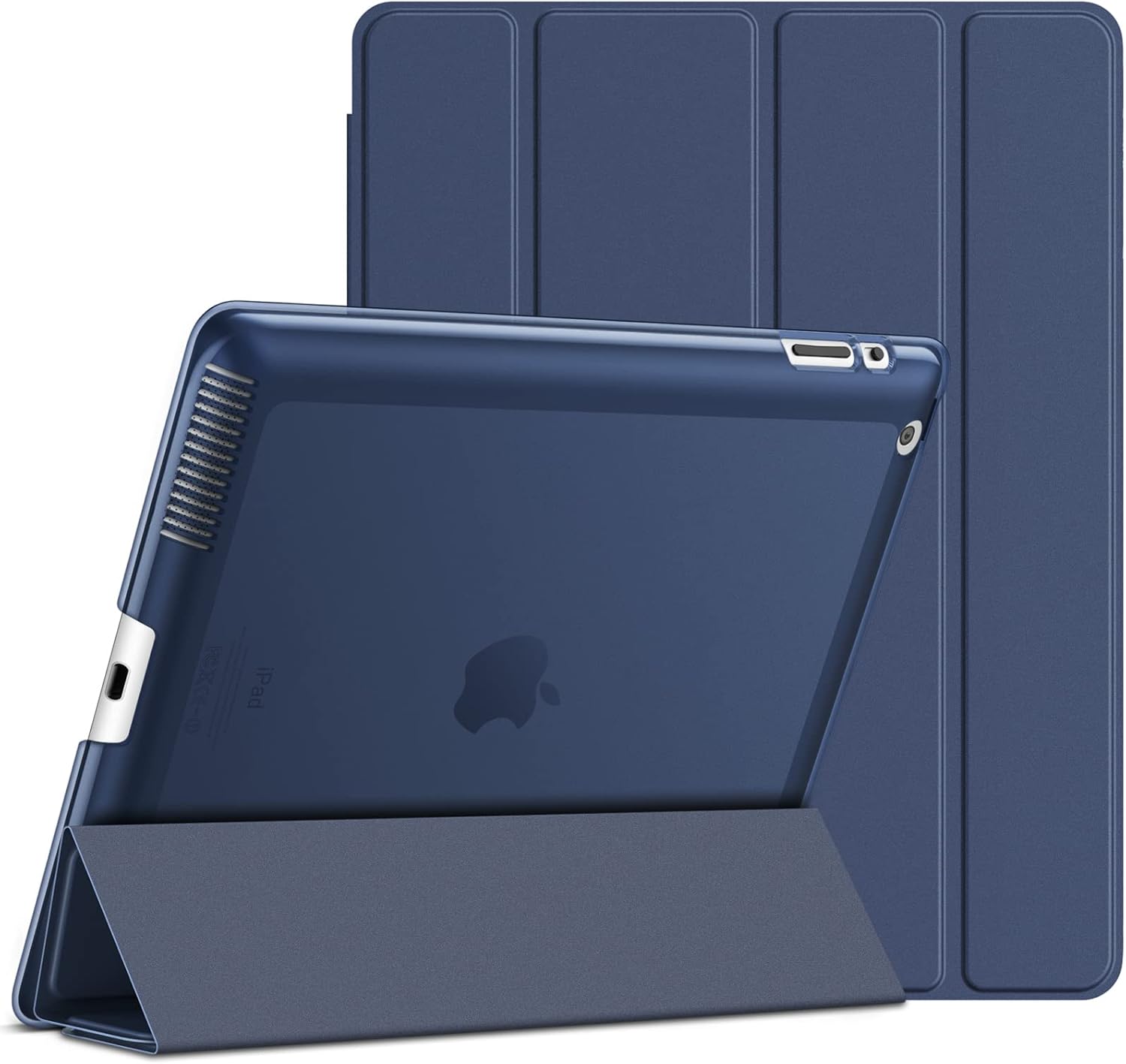 JETech Case Compatible with iPad 2 3 4 (Old Model), Smart Cover with Auto Sleep/Wake (Navy)