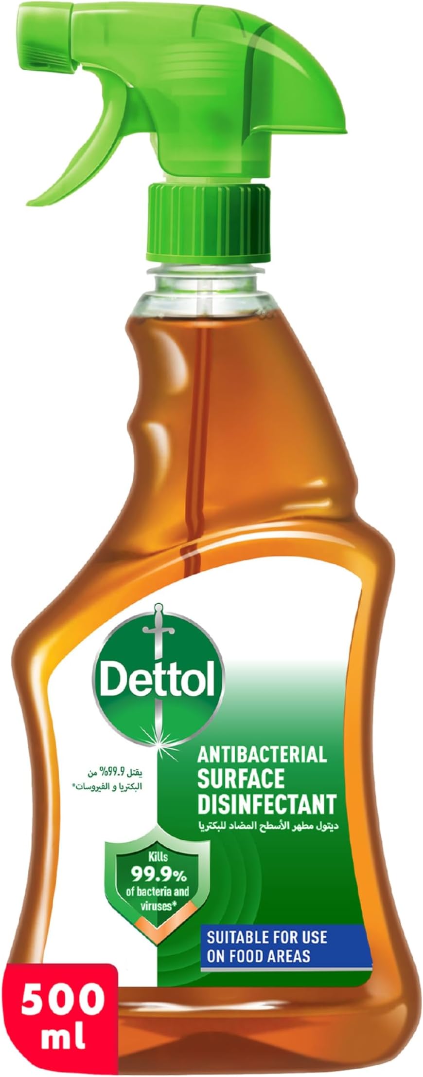 Original Anti-Bacterial Surface Disinfectant Liquid Trigger, 500 Ml