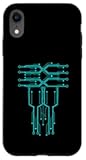 iPhone XR IT Developer Art For Men Women Programming Computer Circuit Case