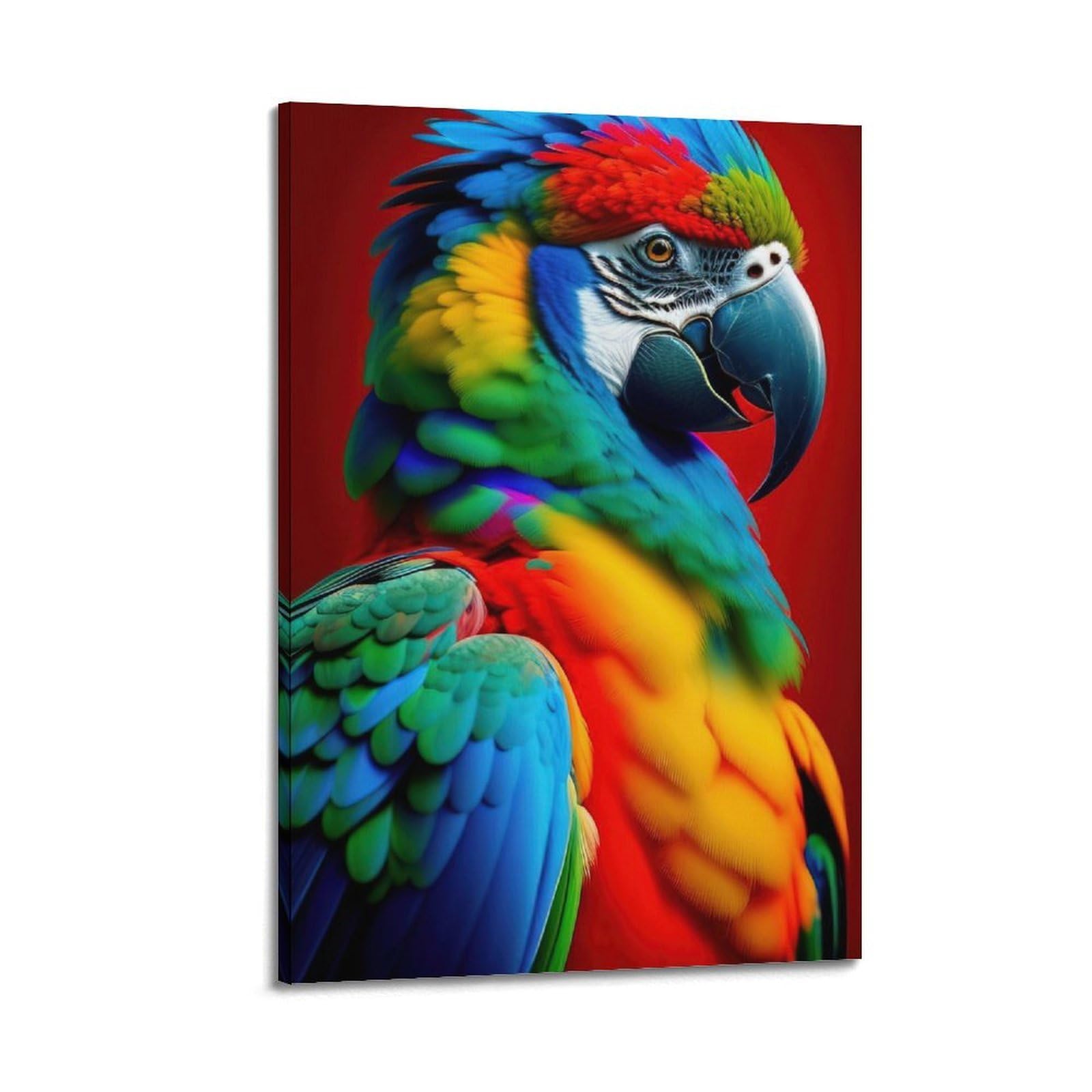 CXHJCA Animal Artwork Poster Macaw Parrot 2 Poster Decorative Painting Canvas Wall Posters And Art Picture Print Modern Family Bedroom Decor Posters 24x36inch(60x90cm)