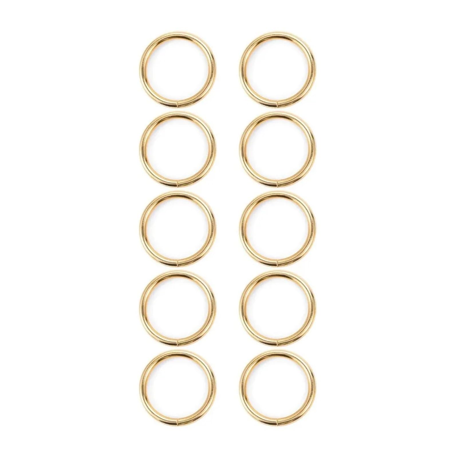 napkin rings 10Pcs Stainless Steel Round Napkin Ring Gold Decorative Holder Minimalist Style Metal