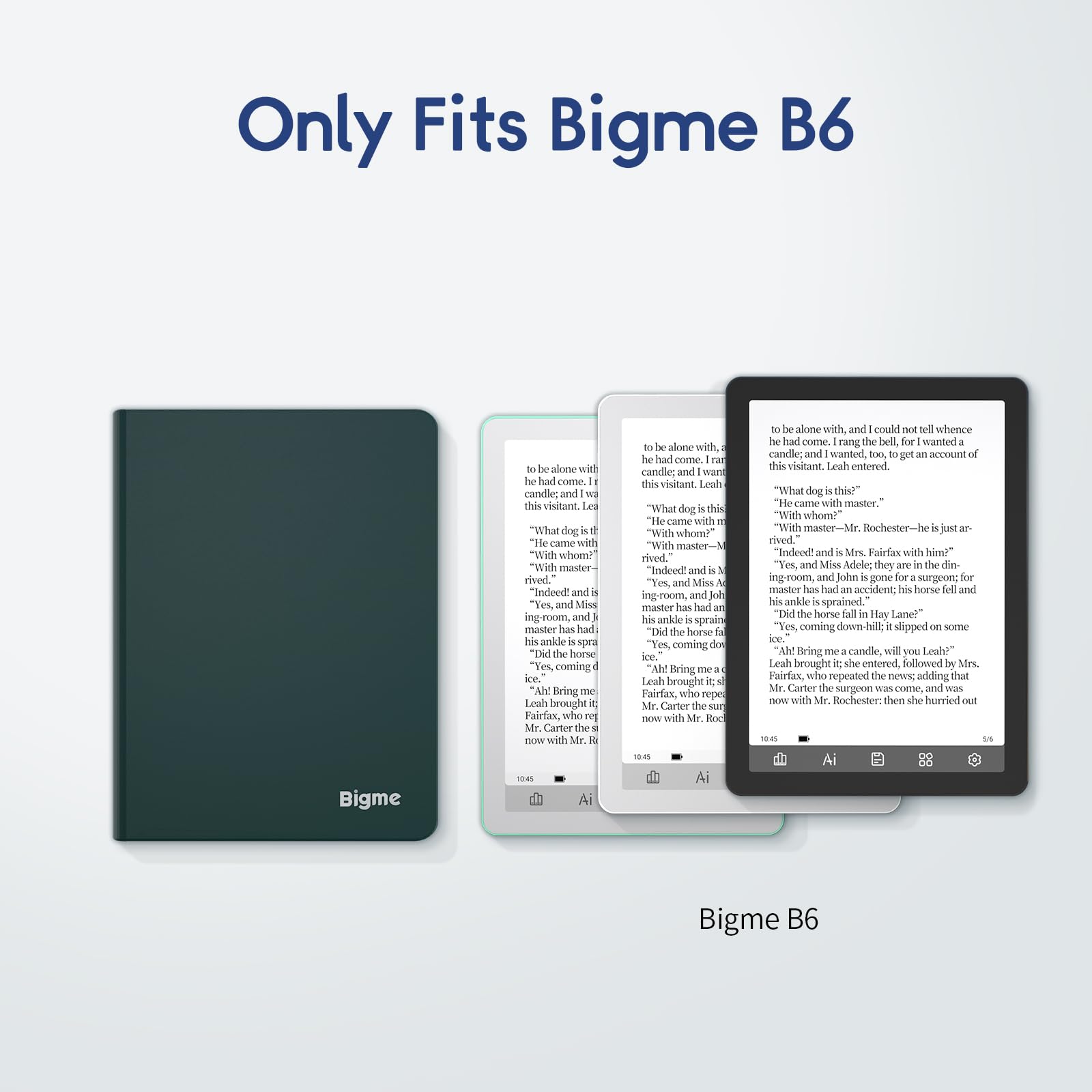Amazon.com: Back Case for Bigme B6 Color E-Reader Leather Cover