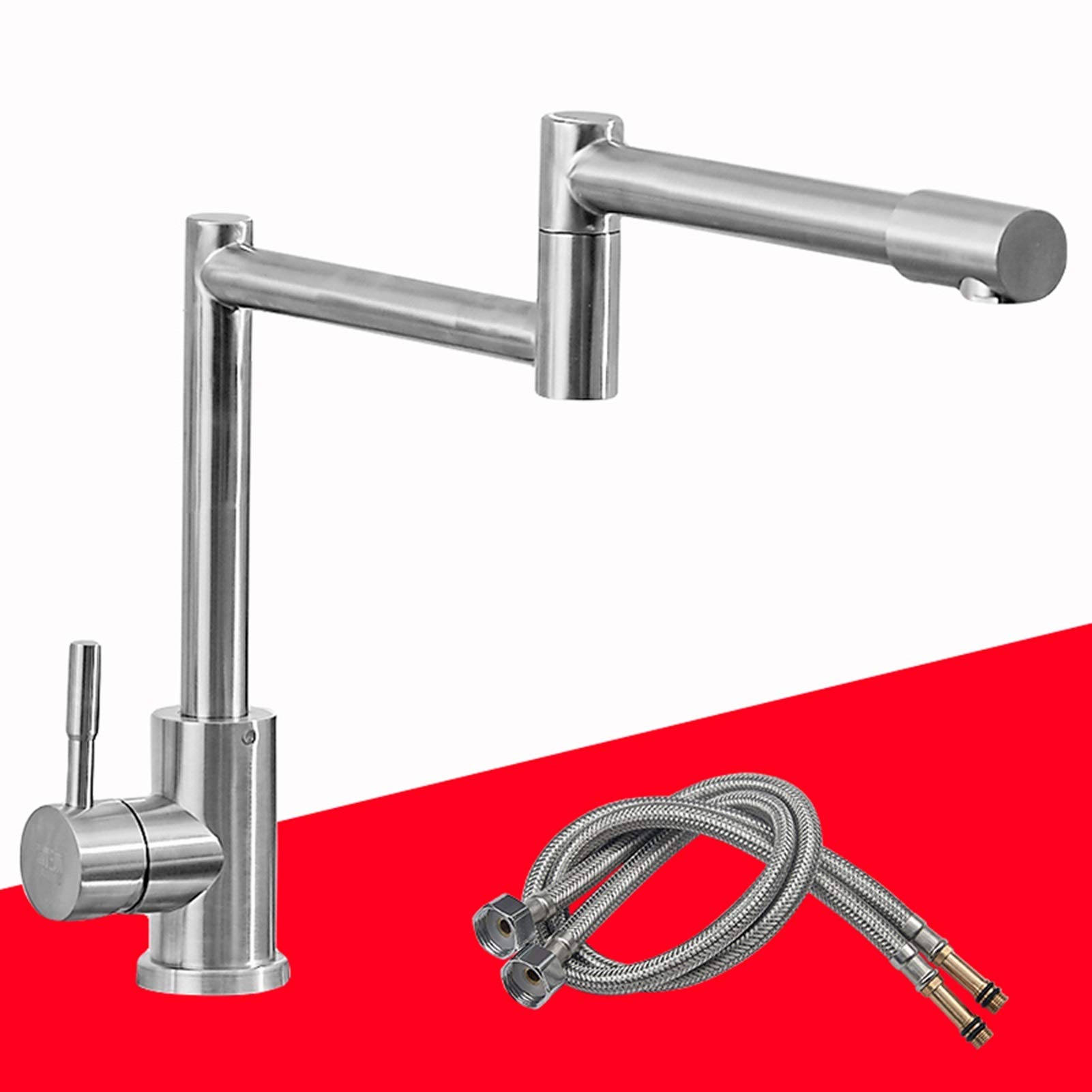 Robinet de cuisine pour fenêtre pliante mitigeur évier inox CRODY