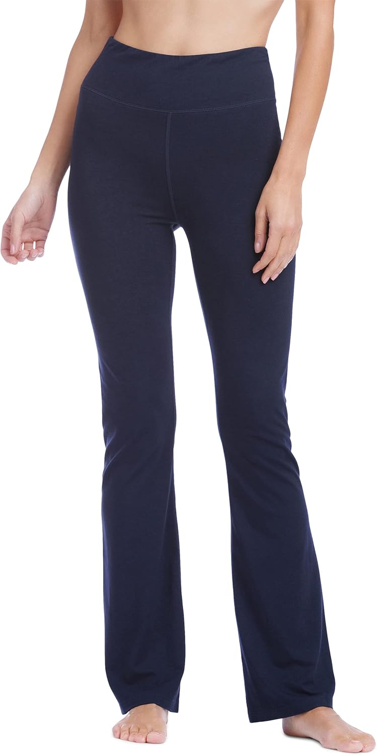 Fishers Finery Women's Ecofabric High Waisted Bootcut Yoga Pants, Comfy Athletic Leggings