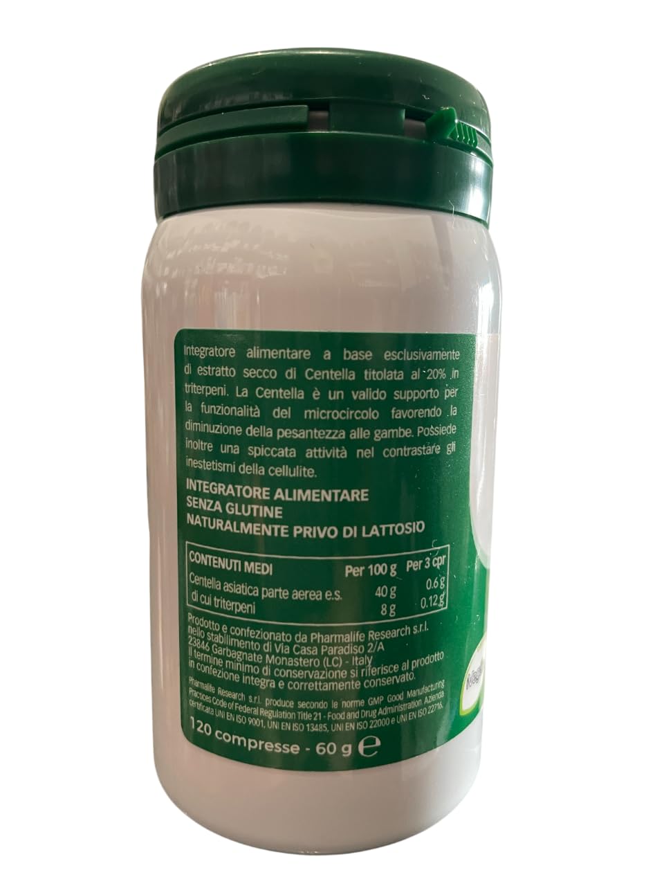 Pharmalife - Centella Pura - 120 compresse