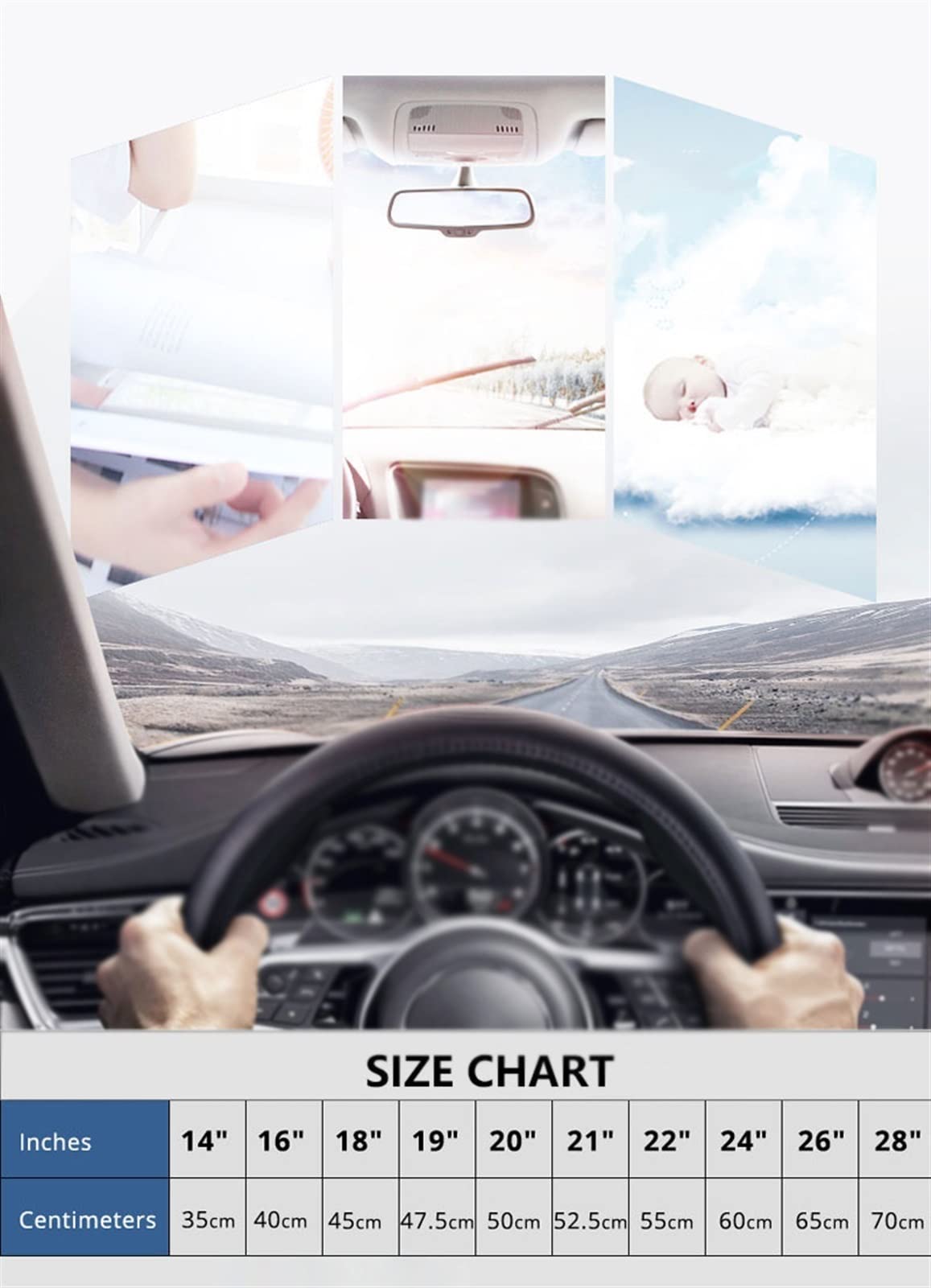 Jeu De 2 Balais D'essuie-glace Avant Pour Jeep Compass 2017-2020 MK2 - Taille 24"+18", Caoutchouc Doux, Silencieux