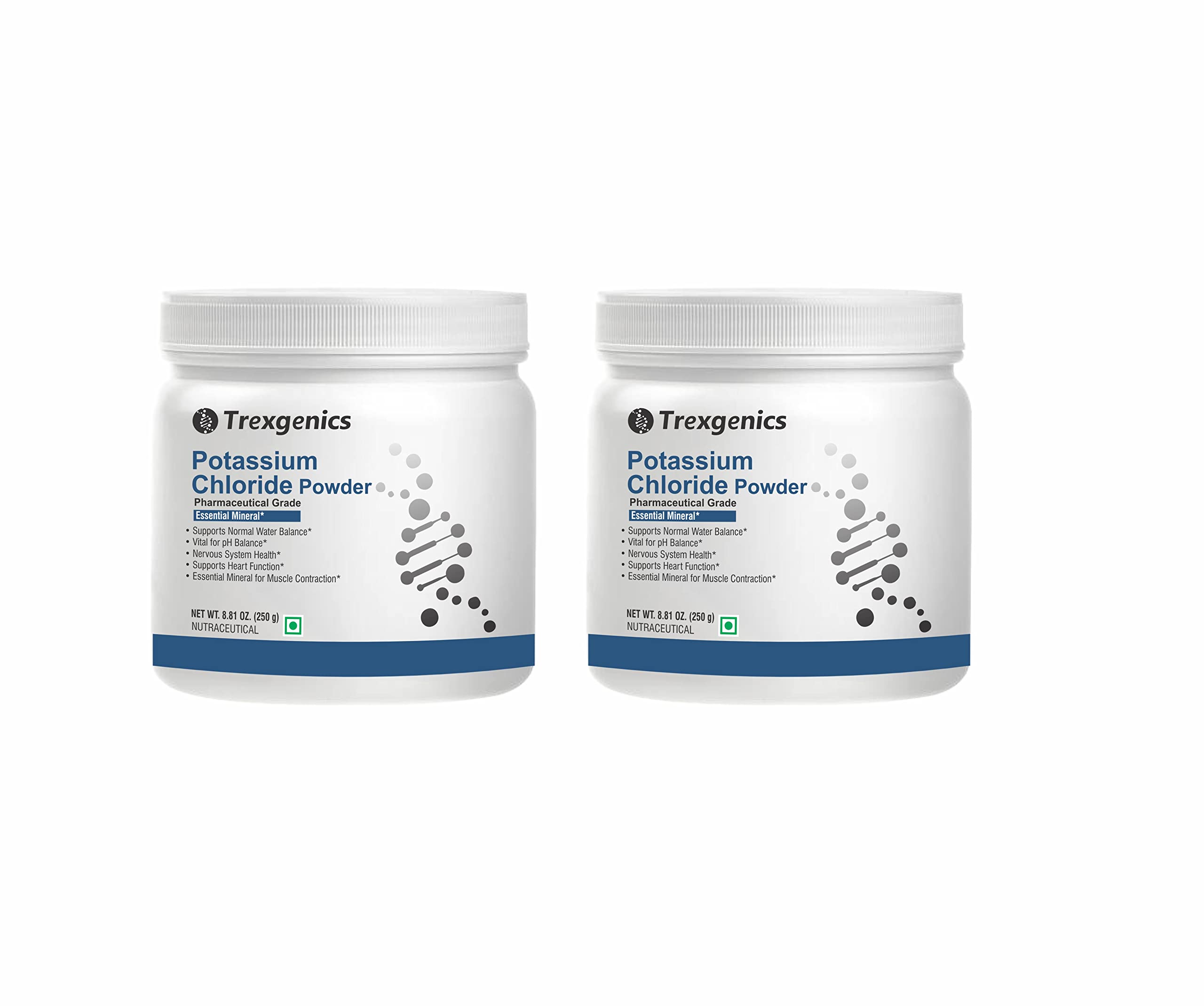 Trexgenics POTASSIUM CHLORIDE POWDER (250 gram / 8.81 Oz) KCL Essential Mineral (Pack of 2) (B09RQRR63Z) Amazon Price History, Amazon Price Tracker