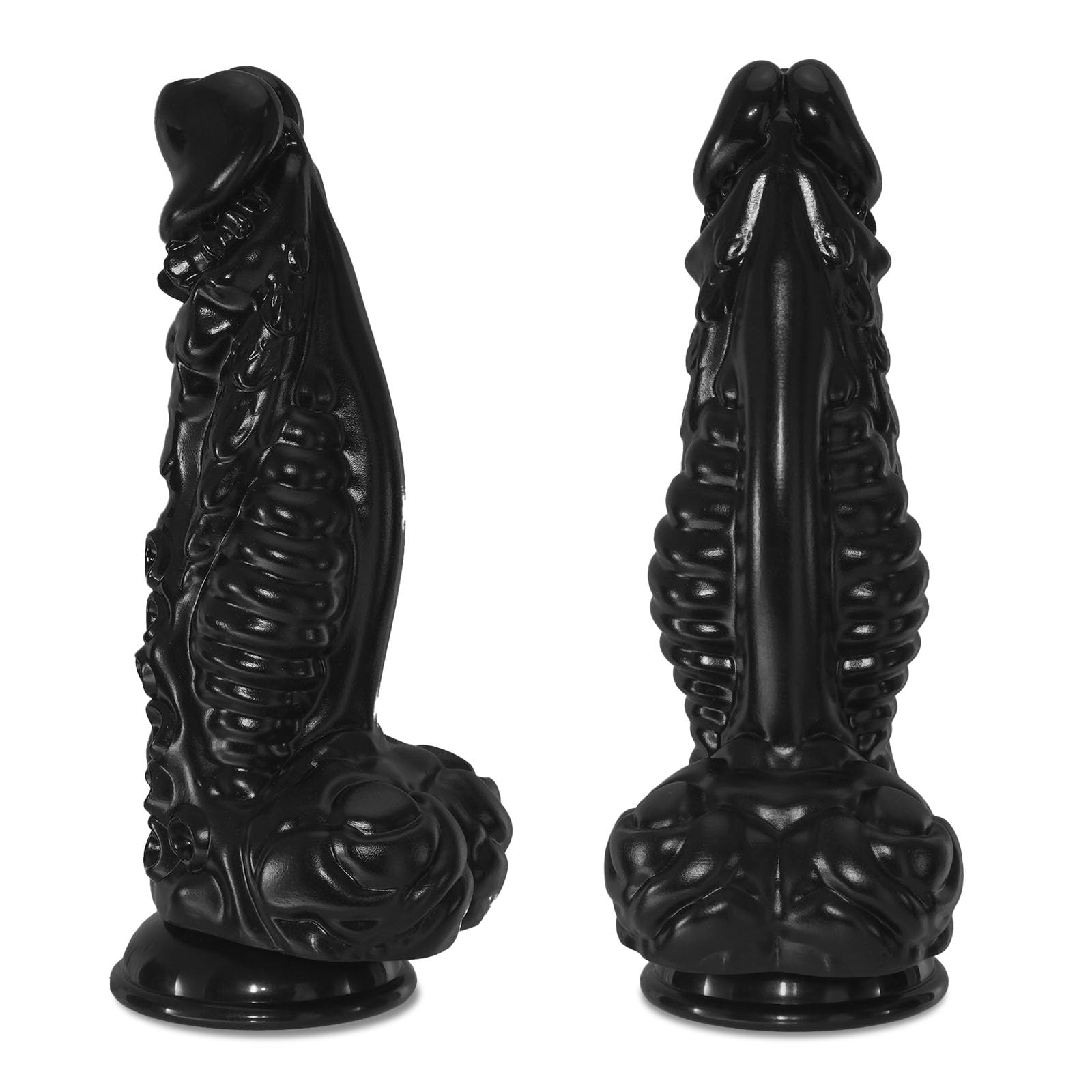 Gros gode noir monstrueux de 12,64 pouces, gode épais de 3,82 pouces de diamètre avec ventouse pour stimulation du point G et jeux anaux, godes extraterrestres, sex toys pour hommes et femmes