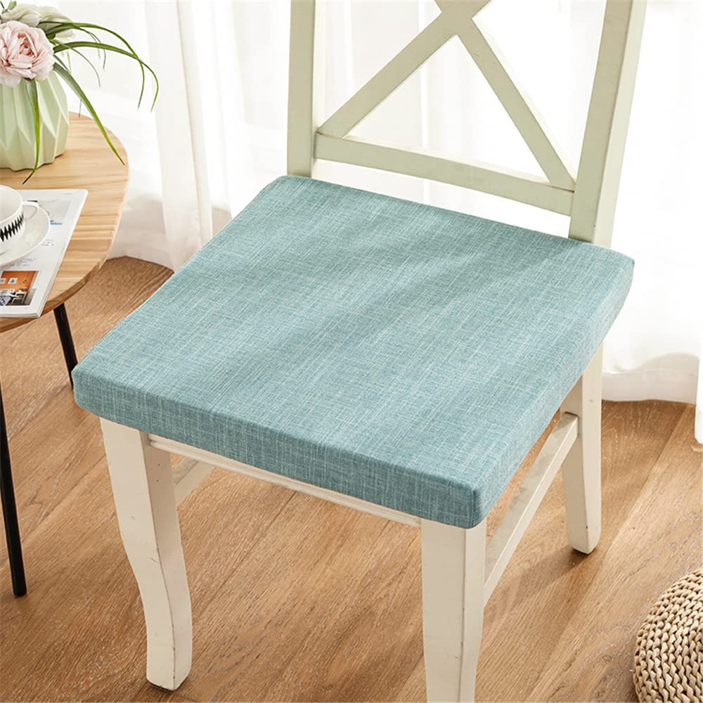 SVFOEBJM Memory Foam Seat Cushion for Armchair NonSlip Booster Pillow Comfortable Indoor & Outdoor Seat Cushion for Car Office Sofa (45 x 45 x 8 cm)