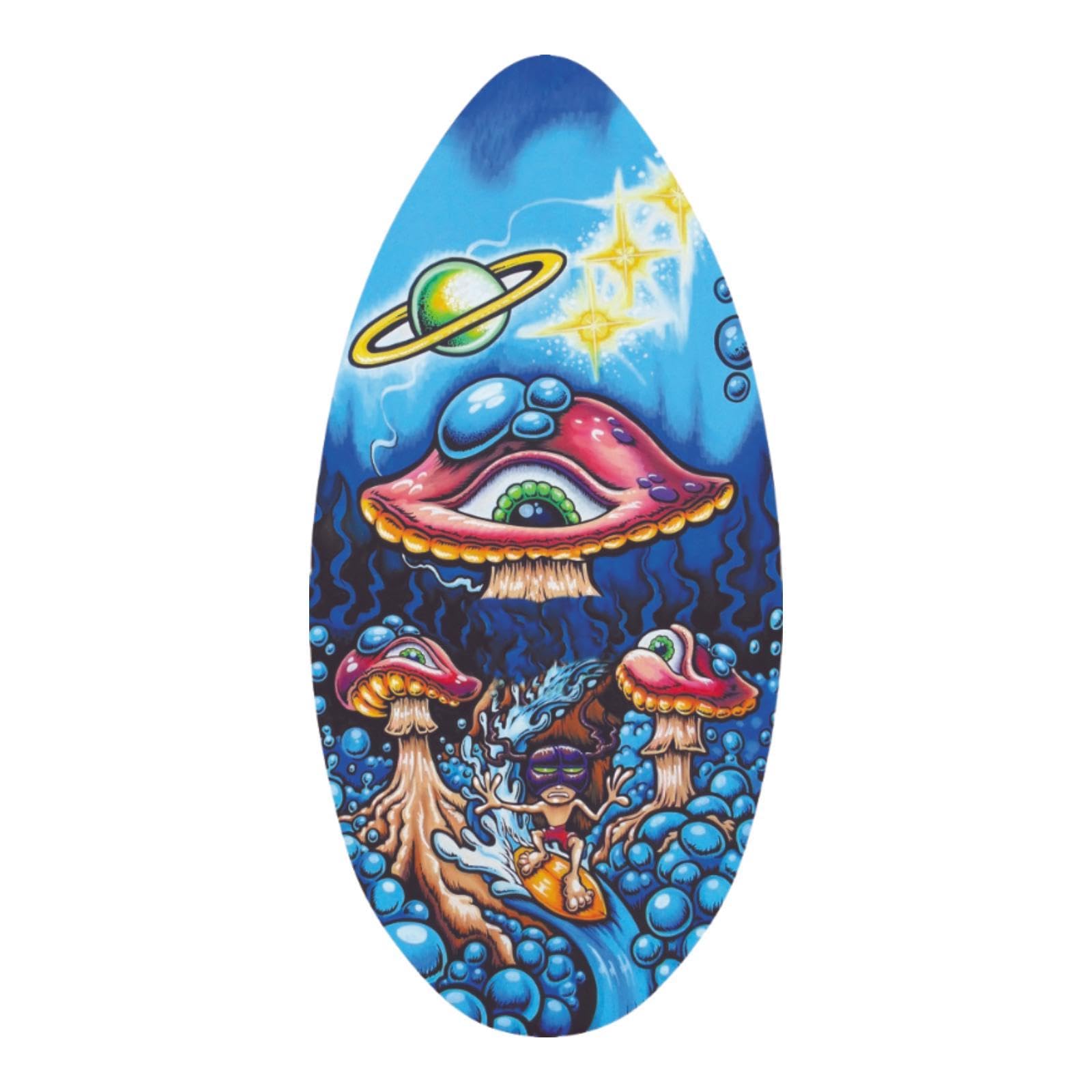 Skimboard per Adulti in Legno Robusto con Strato Lucido per Sport Acquatici E Sabbia Ideale per Surf su Spiaggia Tavola da Foto Perfetto su
