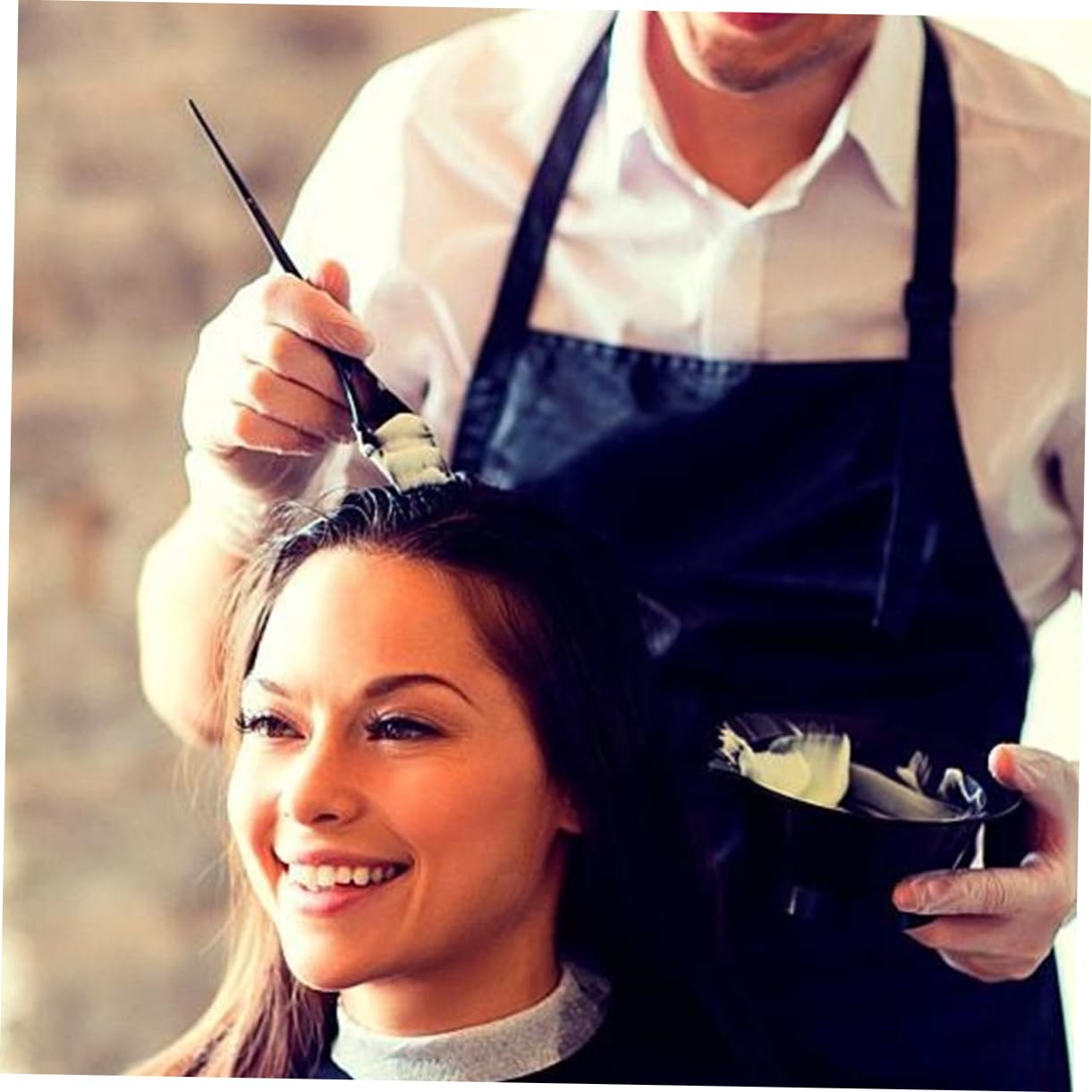 FRCOLOR 20stücke Teiliges Haarfärbeset Mit Schüssel Pinsel Und Kamm Für Einfache Und Haarfärbung Für Salon Und Heimgebrauch Langlebig Und Benutzerfreundlich