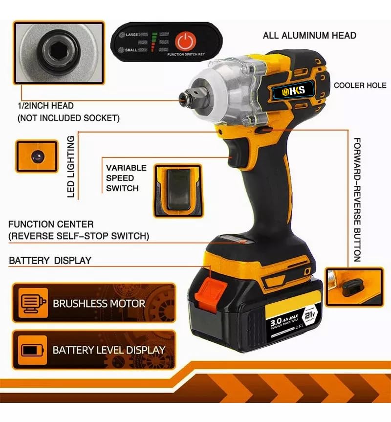 Review de Llaves de Impacto a Batería - los más vendidos. 12 Imagen adicional