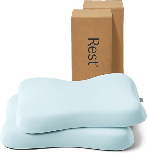 Miniatura 18 de REST® Evercool® Almohada Refrescante, Tela de Carcasa Instantáneamente Fría al Tacto y Núcleo de Esponja de Silicona Transpirable para Regulación