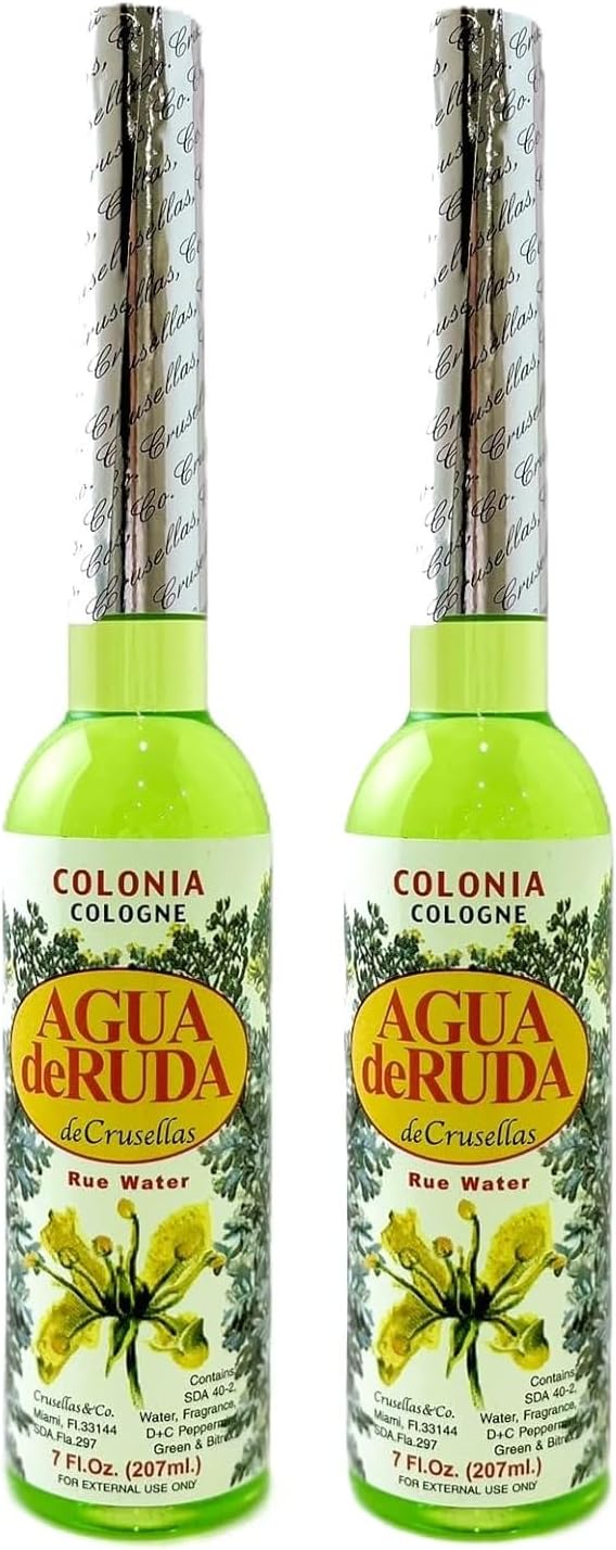 Agua de Ruda - Rue Water Cologne - Hex & Jinx Breaker - Hoodoo (Pack of 2)
