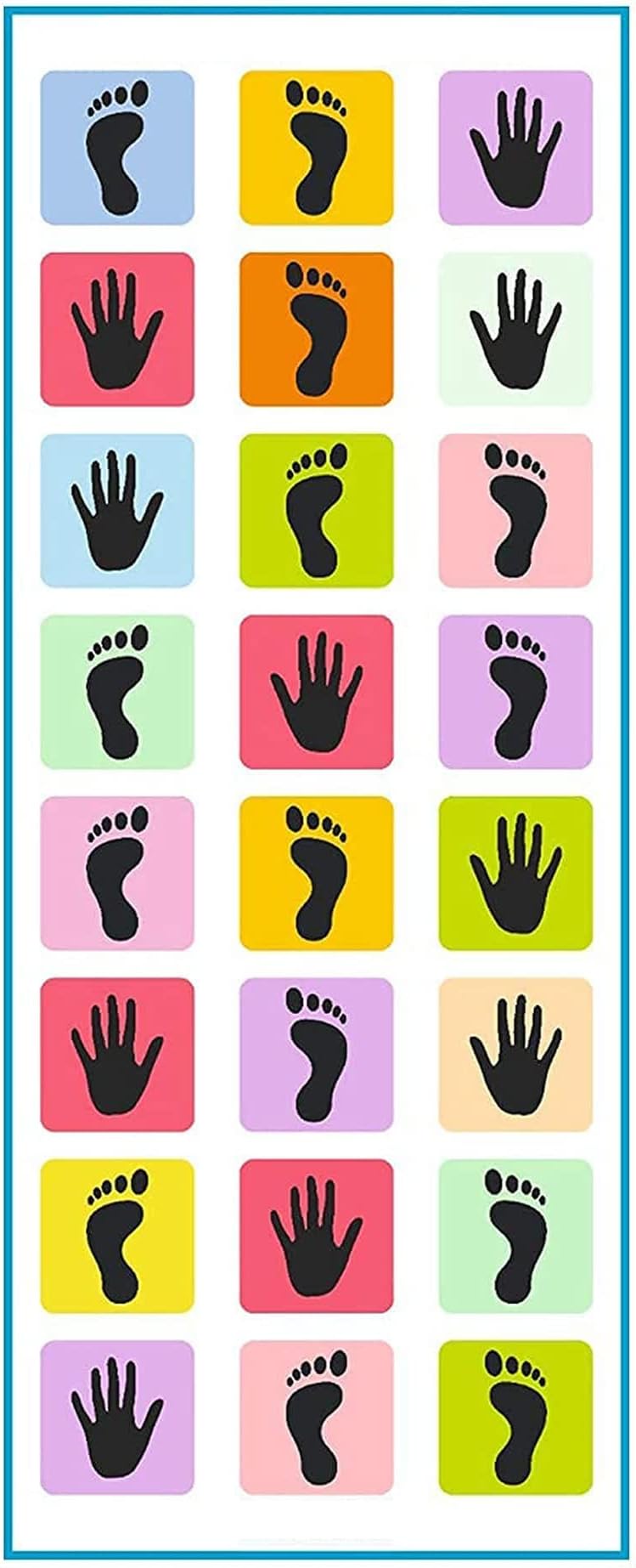 FunBlast Kids Hopscotch Jumbo Play Mat Game for Kids and Adults Family Games, Kith-Kith, Stapu, Langi, Chalk Game - Large (40" x 108") – Multicolor