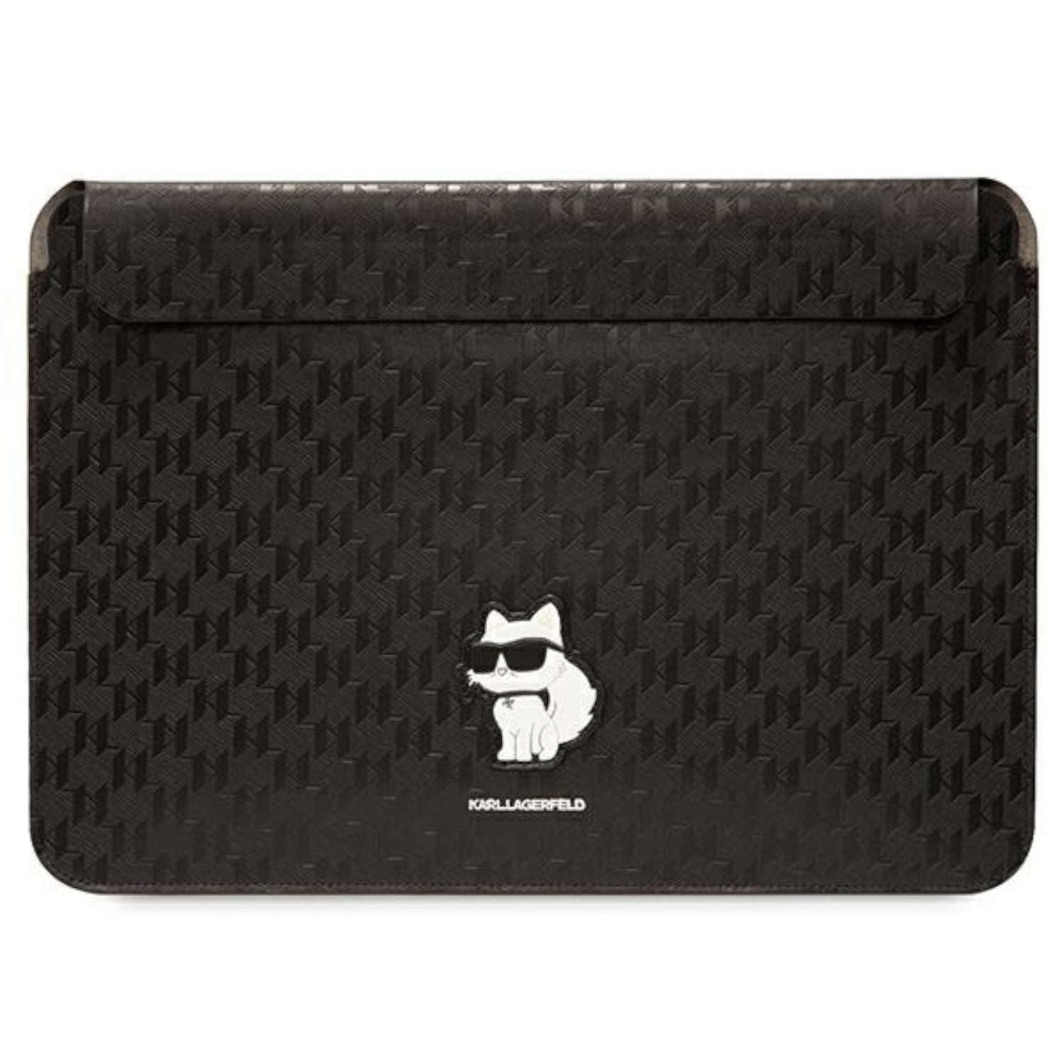 Karl Lagerfeld Etui KLCS14SAKHPCK 14" Czarny Saffiano Monogram Choupette