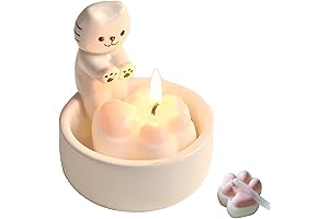 Pawsitively Adorable Cat Candle Holder