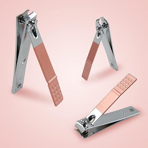 Miniatura 6 de Juego de manicura de 18 piezas, kit de pedicura de acero inoxidable, kit de manicura profesional, kit de aseo con lujosa funda de viaje,