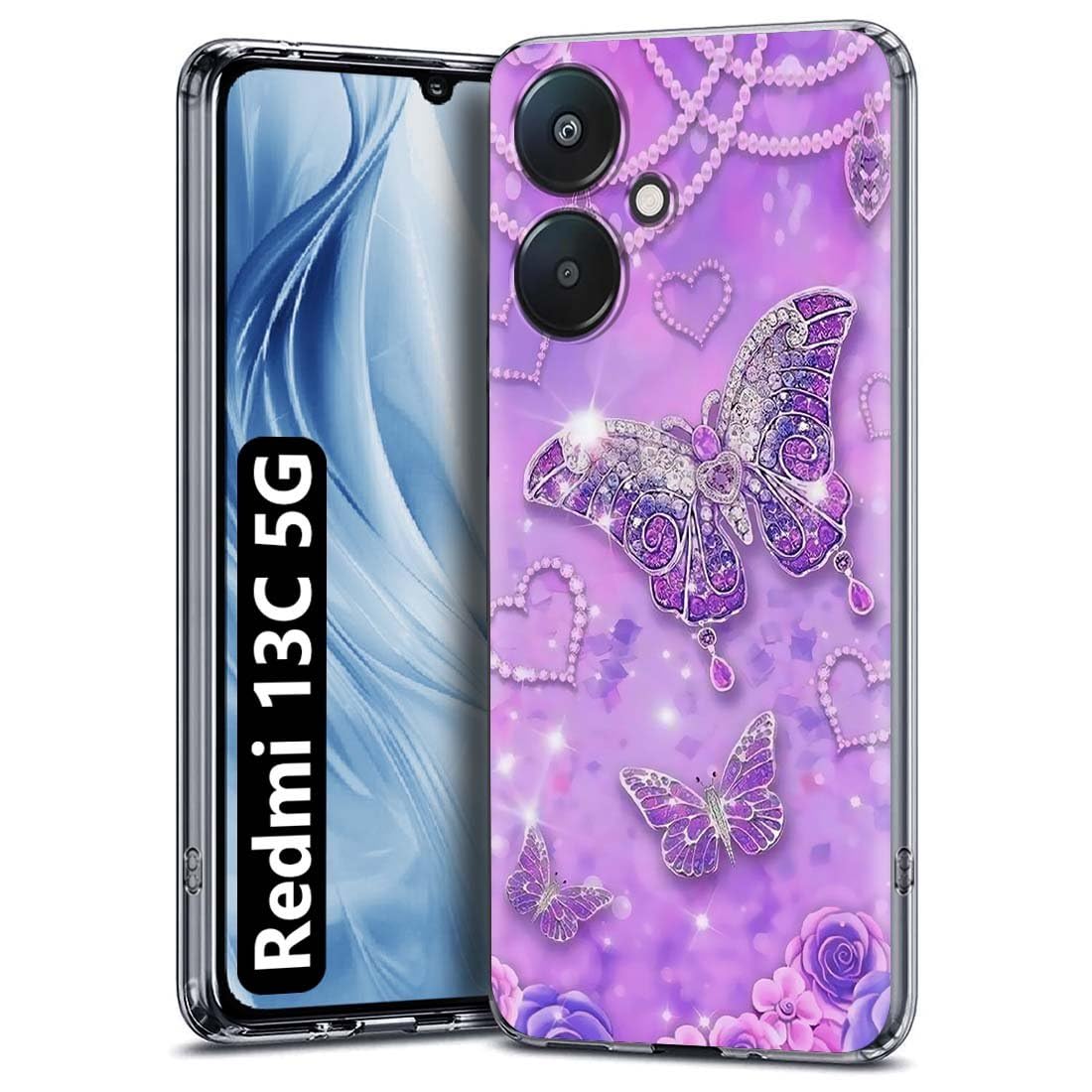 Fashionury Silicone Designer Printed Back Case Cover for Redmi 13C 5G / Poco M6 5G -D1087 (B0CQXV1XDH) Amazon Price History, Amazon Price Tracker