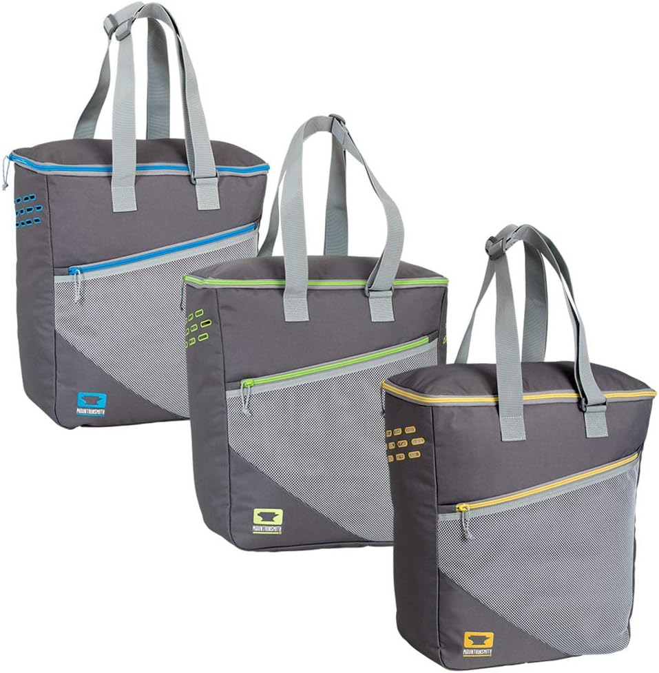 Mountainsmith Basic Cube Duffel Bag (3 Pack), Yellow/Lime/Blue Trim, One Size,18-75023-08