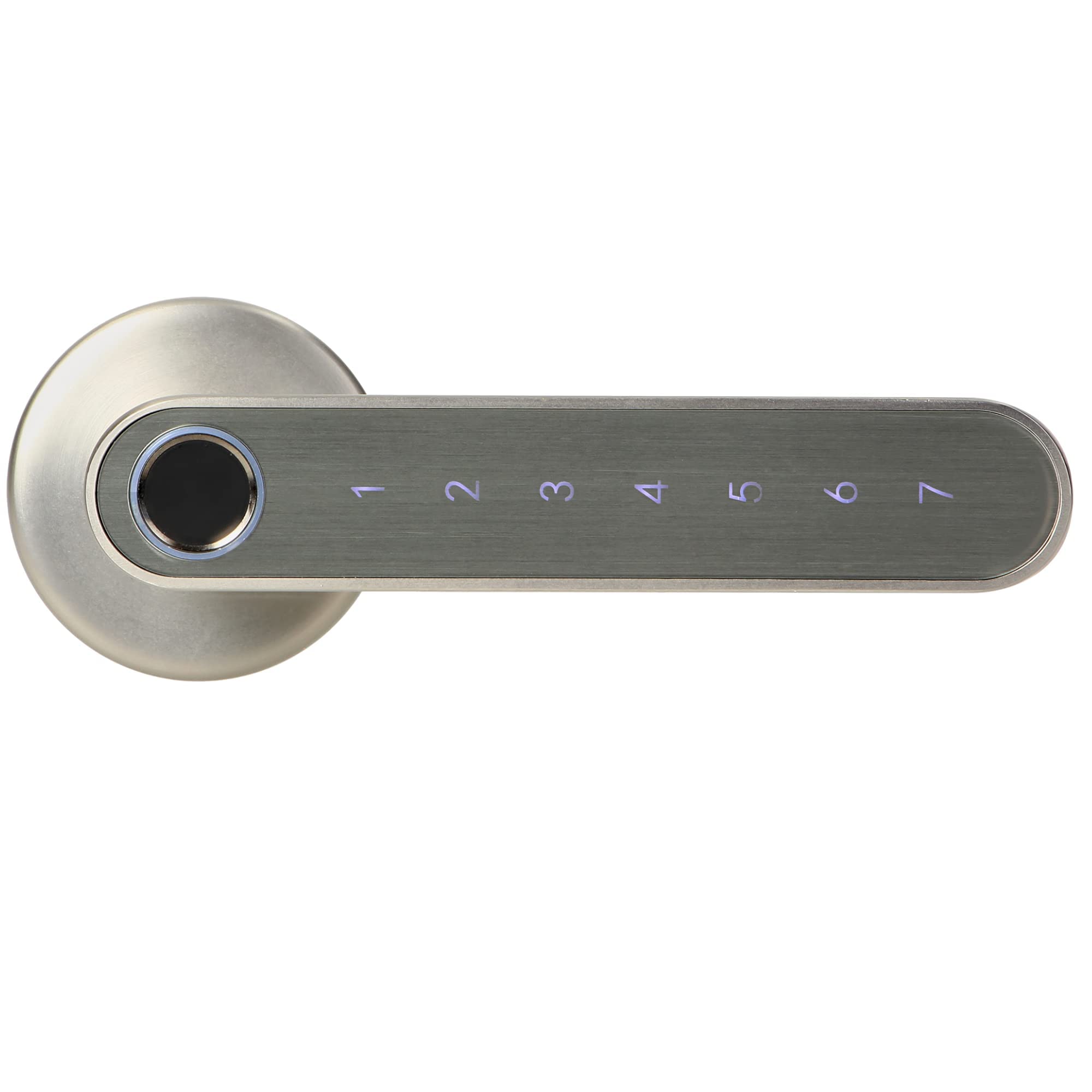 Inteligentny uchwyt Klawiatura dotykowa Czytnik linii papilarnych Bluetooth 4.0 (nikiel)