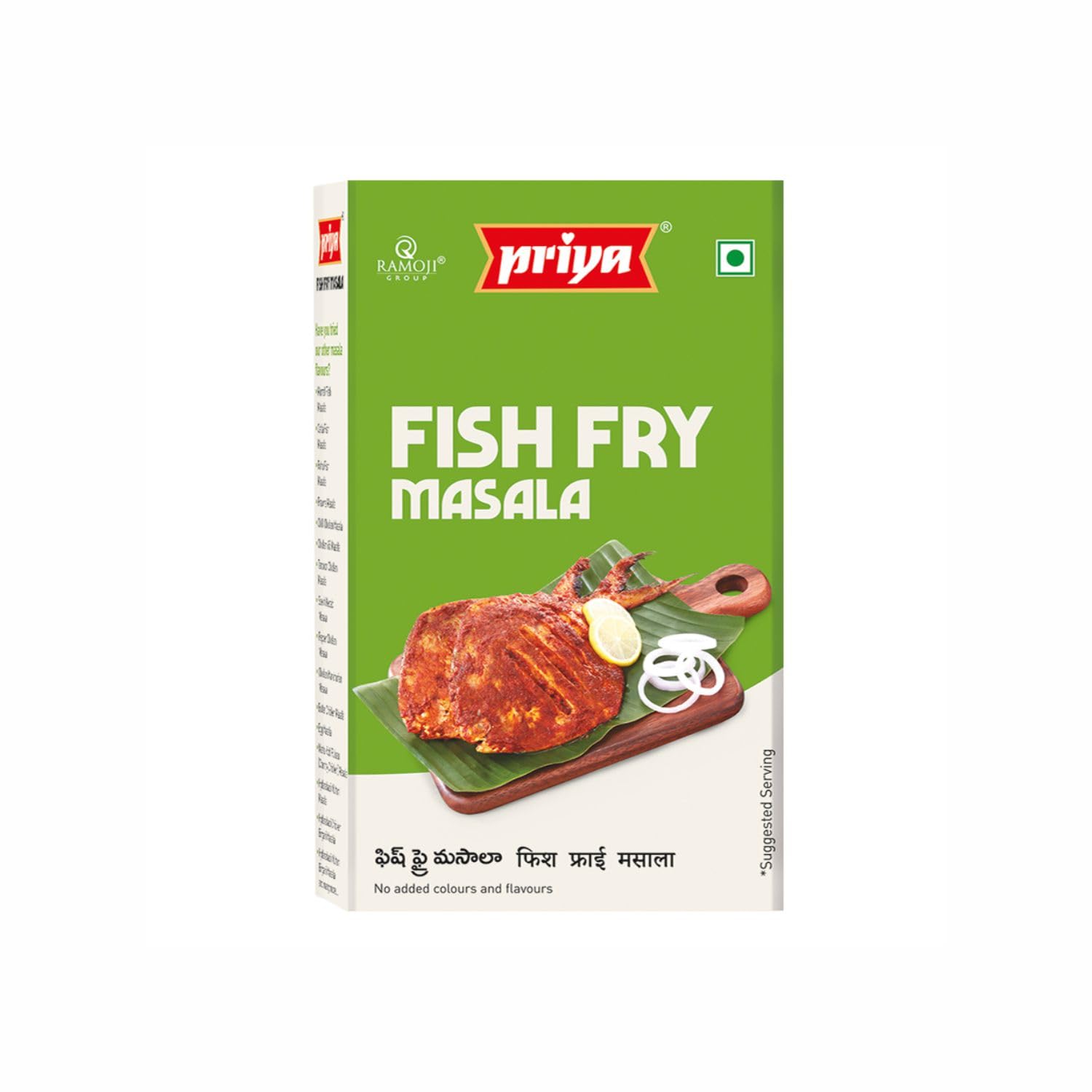 Priya Fish Fry Masala Powder Total 300gm I 50g Each (Pack of 6) I Authentic, Aromatic, Flavourful Spice Mix - Easy to Cook