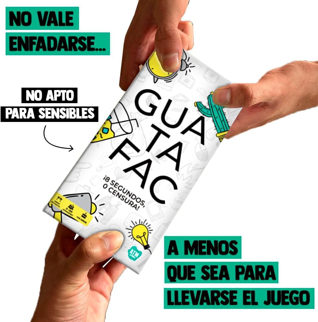 Pack Juegos de Mesa para Adultos – Juegos de Cartas de Humor y Risas – Ideal para Fiestas y Reuniones con Amigos – Guatafac + Omaigod