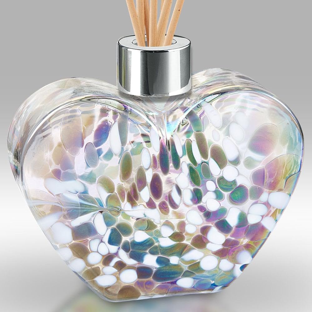Nobile Glassware Iridescent - 2277-22 Heart Shaped Reed Diffuser
