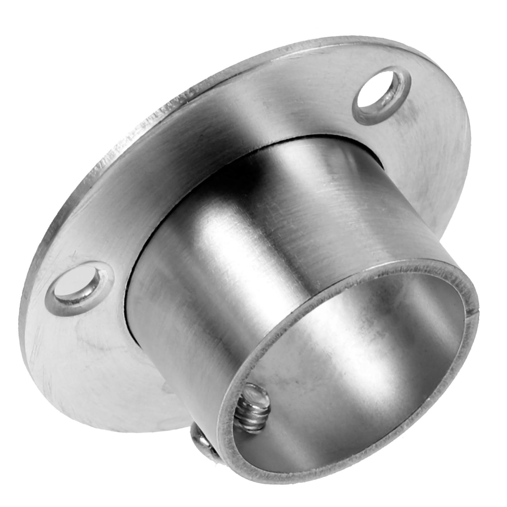 Alipis Shower Rod Holders for Wall Closet Pole Socket Metal Closet Rod Base Easy to Install Saves Money